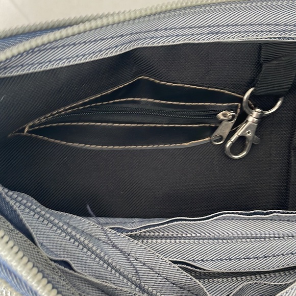 BAM denim colored bag. - Picture 6 of 7